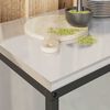 vidaXL Rangement de cuisine avec &eacute;tag&egrave;re Argent 60 x 50 x 92 cm Acier