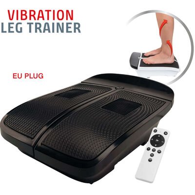 BioEnergizer Appareil d'entraînement à vibrations pour jambes Noir