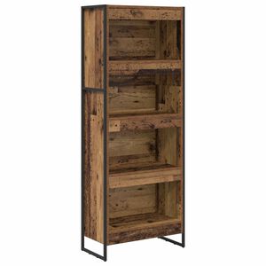 vidaXL Biblioth&egrave;que 60 x 30 x 155 cm Bois d'ing&eacute;nierie Bois Ancien