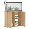 vidaXL Support d'aquarium Chêne Sonoma 81x36x73 cm Bois d'ingénierie