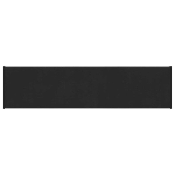 vidaXL Appui de fen&ecirc;tre Noir avec grain de bois 80 x 20 x 4,5 cm PVC