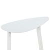 vidaXL Chaises de salle &agrave; manger 2 pcs Blanc 42 x 47.5 x 81 cm