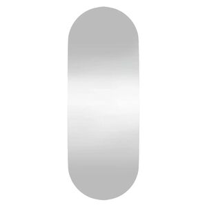 vidaXL Miroir mural 15x40 cm Verre Ovale
