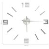 vidaXL Horloge murale 3D Design moderne Argent&eacute; 100 cm XXL
