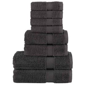 vidaXL Ensemble de serviettes de qualit&eacute; sup&eacute;rieure SOLUND 8 pcs