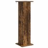 vidaXL Support de Plante Ch&ecirc;ne fum&eacute; 30,5 x 30 x 100,5 cm