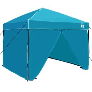 vidaXL Tente &agrave; abri 243 x 243 x 251 cm Bleu tissu