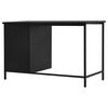 vidaXL Bureau industriel avec tiroirs Noir 120x55x75 cm Acier