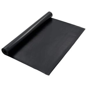 vidaXL Tapis de sol Noir 1,2 x 5 m Caoutchouc