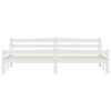 vidaXL Cadre de lit sans matelas blanc bois massif de pin 200x200 cm