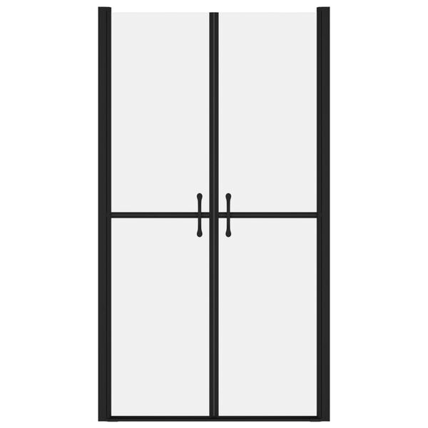 vidaXL Porte de douche ESG d&eacute;poli (78-81)x190 cm