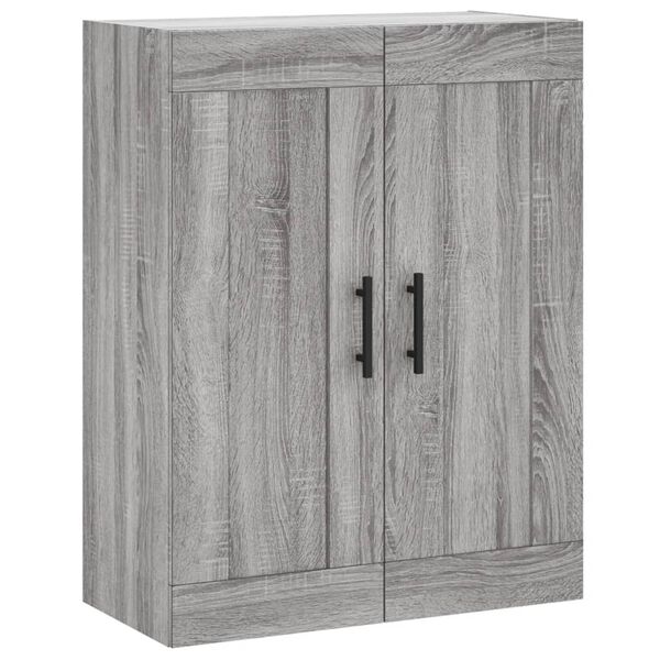vidaXL Armoire murale sonoma gris 69,5x34x90 cm bois d'ing&eacute;nierie