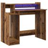 vidaXL Bureau Bois ancien 97 x 45 x 90 cm Bois d'ing&eacute;nierie