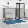 vidaXL Tapis de bain antid&eacute;rapant Bleu 60 x 90 cm PP