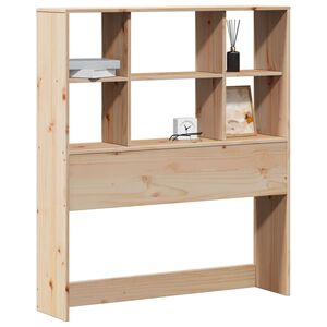 vidaXL T&ecirc;te de lit avec rangement 90 cm bois massif de pin