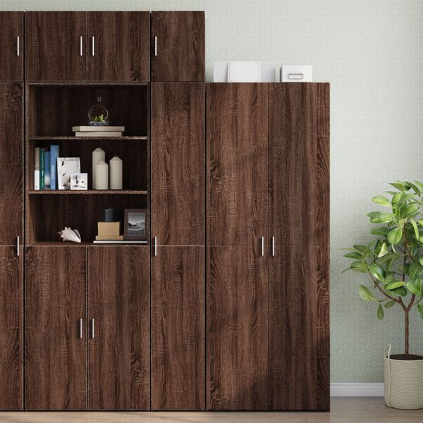 vidaXL Armoire murale ch&ecirc;ne marron 30x42,5x40 cm bois d'ing&eacute;nierie