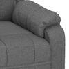 vidaXL Fauteuil de massage inclinable Gris fonc&eacute; Tissu