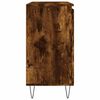 vidaXL Buffet chêne fumé 101,5x35x70 cm bois d'ingénierie