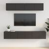 vidaXL Ensemble de meubles TV 5 pcs Noir Bois d'ing&eacute;nierie