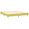 vidaXL Sommier &agrave; lattes de lit avec matelas Vert 180x200 cm Tissu