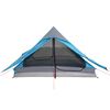 vidaXL Tente de camping 2 personnes bleu imperm&eacute;able