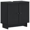 vidaXL Meuble sous Lavabo de Salle de Bain EDE Noir