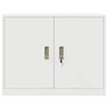 vidaXL Armoire de rangement Blanc 90 x 40 x 70 cm Acier