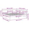 vidaXL Lit biblioth&egrave;que sans matelas 180x200 cm bois massif de pin