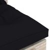vidaXL Salon palette de jardin 6 pcs avec coussins bois de pin