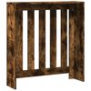 vidaXL Cache-radiateur ch&ecirc;ne fum&eacute; 78x20x82 cm bois d'ing&eacute;nierie