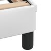 vidaXL Cadre de lit Viana avec LED sans matelas blanc 100x200 cm