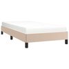 vidaXL Cadre de lit sans matelas cappuccino 80x200 cm similicuir