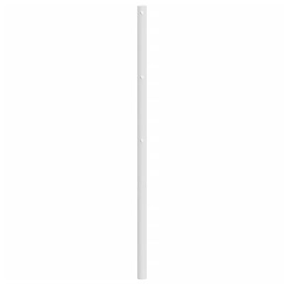 vidaXL Tête de lit métal blanc 90 cm