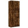 vidaXL Buffet haut ch&ecirc;ne fum&eacute; 70x42,5x185 cm bois d'ing&eacute;nierie