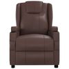vidaXL Fauteuil inclinable Marron Similicuir