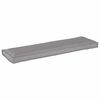 vidaXL Coussin Tissu Oxford Gris 140 x 40 x 8 cm
