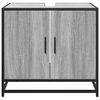 vidaXL Armoire de lavabo de salle de bain sonoma gris 65x33x60 cm