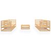 vidaXL Salon de jardin 7 pcs bois de pin massif