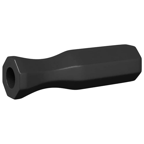 vidaXL Manches de table de football 10 pcs Noir 3,1 x 3,1 x 17,8 cm