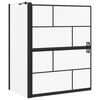 vidaXL &Eacute;cran de douche de bain Noir et Transparent 116 x 68 x 128 cm