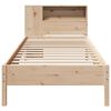 vidaXL Lit biblioth&egrave;que sans matelas 100x200 cm bois massif de pin