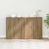 vidaXL Buffet 2 pcs Chêne artisanal 60 x 31 x 70 cm Bois d'ingénierie