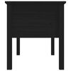 vidaXL Table basse Noir 102x49x55 cm Bois massif de pin