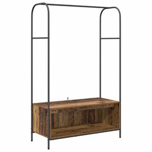 vidaXL Porte-v&ecirc;tements Ch&ecirc;ne brun 100 x 44 x 160 cm Bois d'ing&eacute;nierie