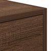 vidaXL Meuble TV ch&ecirc;ne marron 60x31x25,5 cm bois d'ing&eacute;nierie