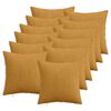 vidaXL Housse de coussin 12 pcs HEERLEN Jaune 50 x 50 cm
