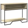 vidaXL Table console ch&ecirc;ne sonoma 100x35x74,5 cm bois d'ing&eacute;nierie