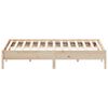 vidaXL Cadre de lit sans matelas 200x200 cm bois massif de pin