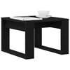 vidaXL Table basse Ch&ecirc;ne noir 50 x 50 x 35 cm Bois d'ing&eacute;nierie
