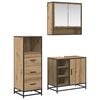 vidaXL Ensemble de mobilier de salle de bain 3 pc Ch&ecirc;ne artisanal
